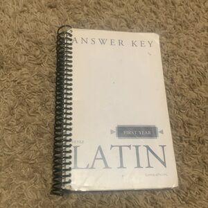 Latin answer key - first year, latin book, latin answer key, foreign language